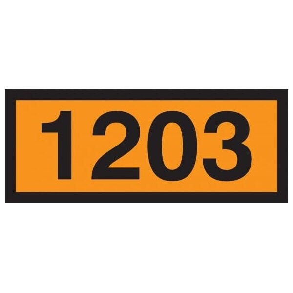 Accuform ORANGE 4DIGIT PANEL 1203 GASOLINE MPR603MG MPR603MG - main